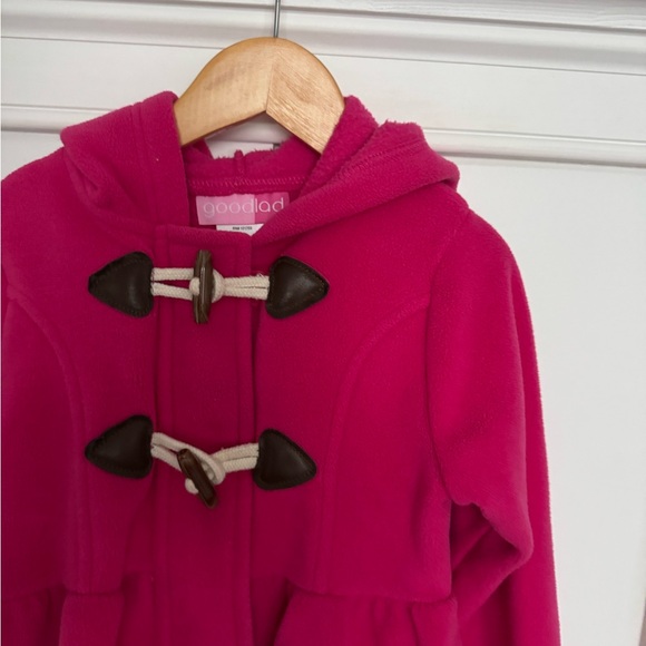 Goodlad Pink Fleece Toggle Coat - Picture 3 of 4